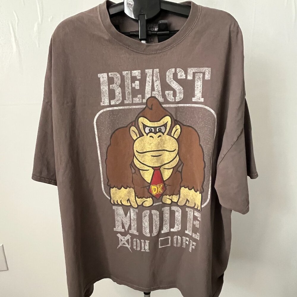 Super Mario Beast Donkey Kong Mode T Shirt Size 5X